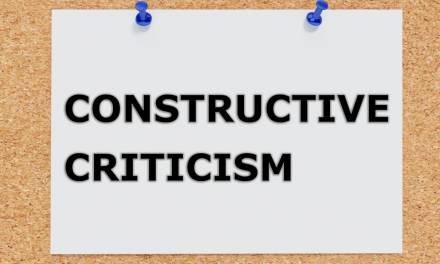 How to use constructive criticism to improve outcomes
